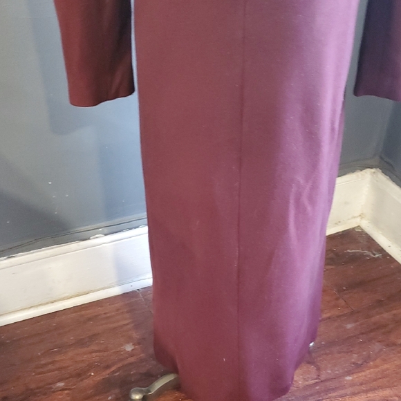 Armani Exchange Cashmere Blend  Plum  Pea  Coat  Size S - Picture 8 of 16